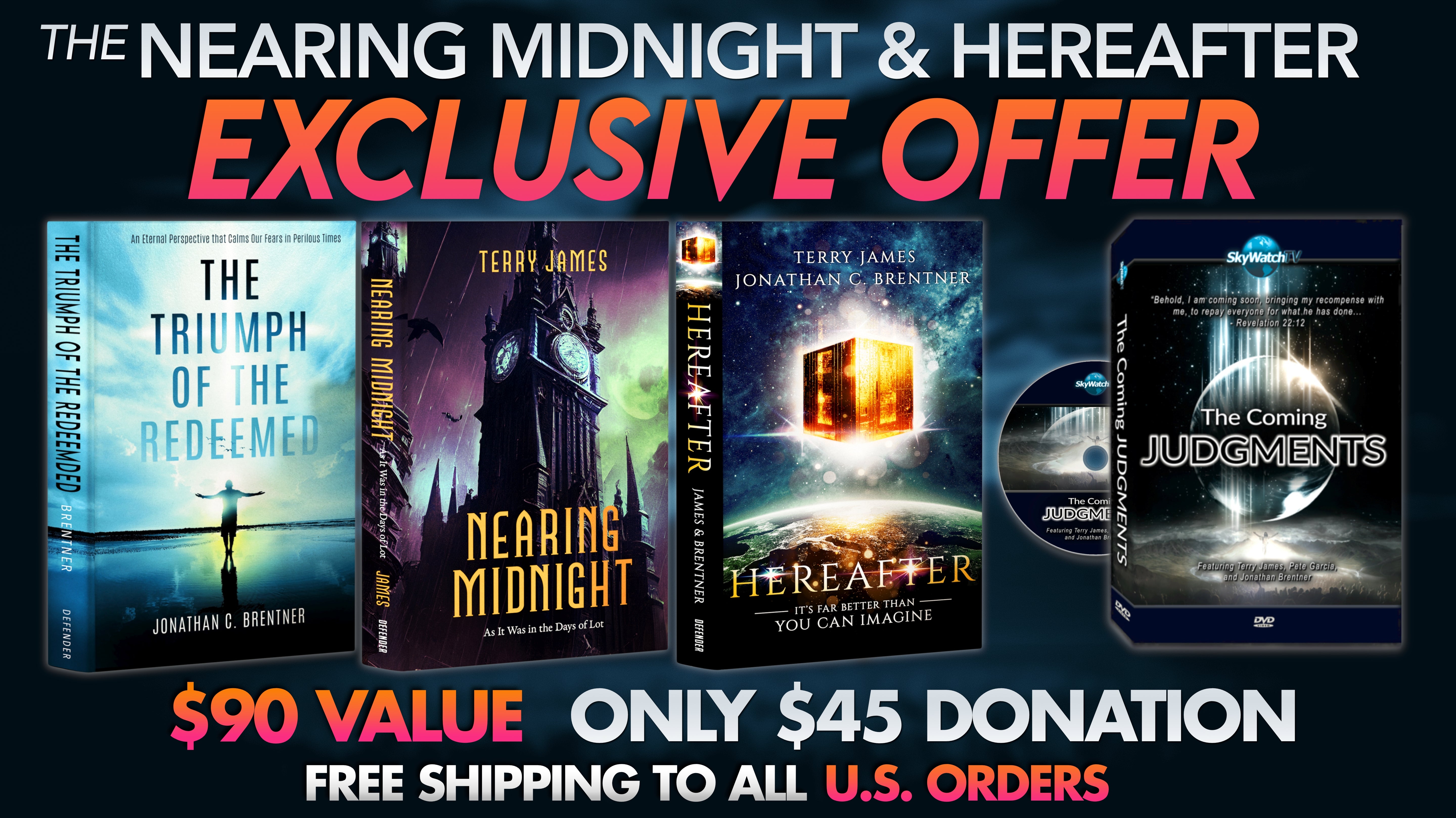 Nearing Midnight & Hereafter Exclusive Offer – SkyWatchTVStore.com